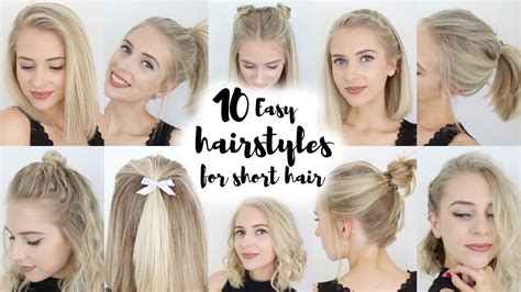 chloe girlz style my hair|10 EASY HAIRSTYLES FOR SHORT HAIR .